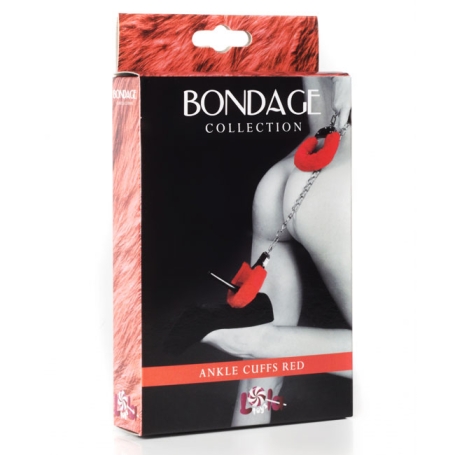 Оковы ножные Bondage Ankle Cuffs Red