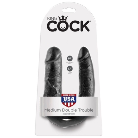 Фаллос King Cock Medium Double