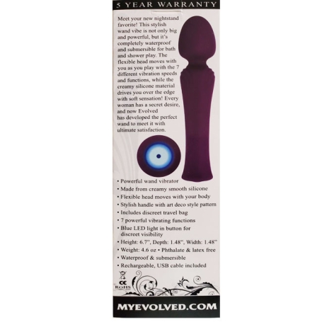 Вибратор Evolved My Secret Wand 