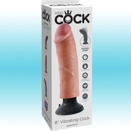 Фаллос-вибратор 8" Vibrating Cock