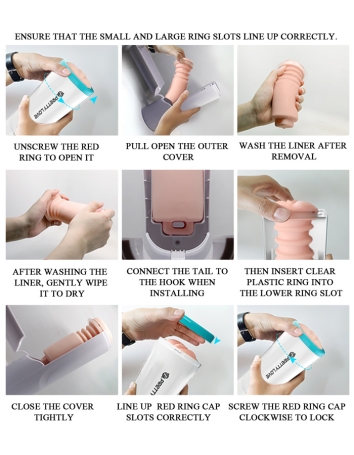 Автоматический мастурбатор с фрикциями Pretty Love Aby